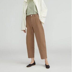 Everlane The Utility Barrel Pant Size 4 Toasted Coconut NWT